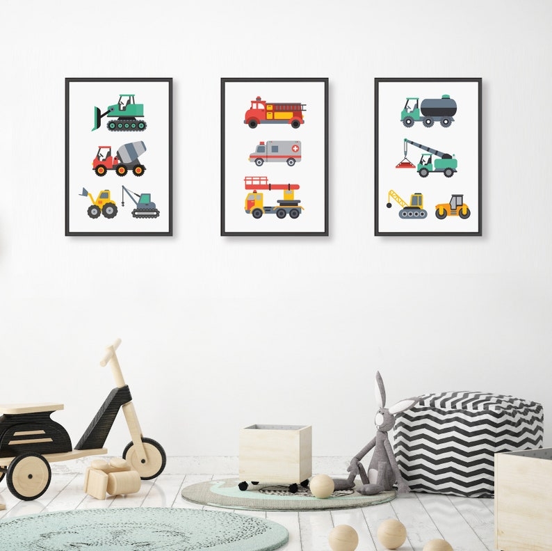 Poster - Trucks / 3er-Set