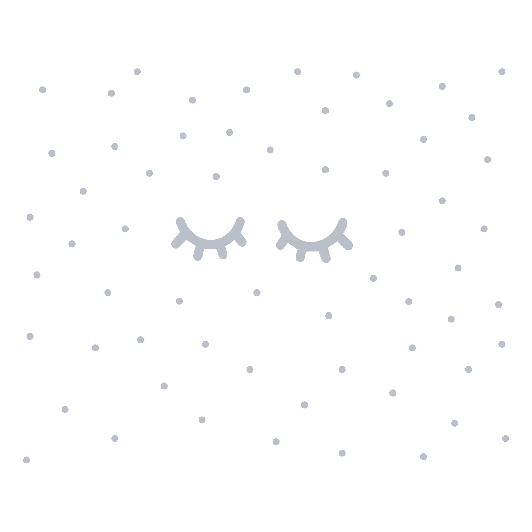 Wandtattoo - Vinyl Hellgraue Augen