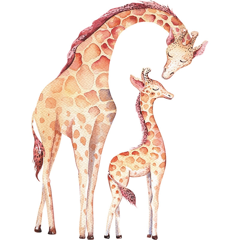 Wandtattoo - Giraffe