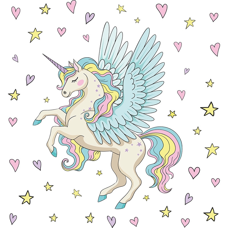 Wandtattoo - Einhorn