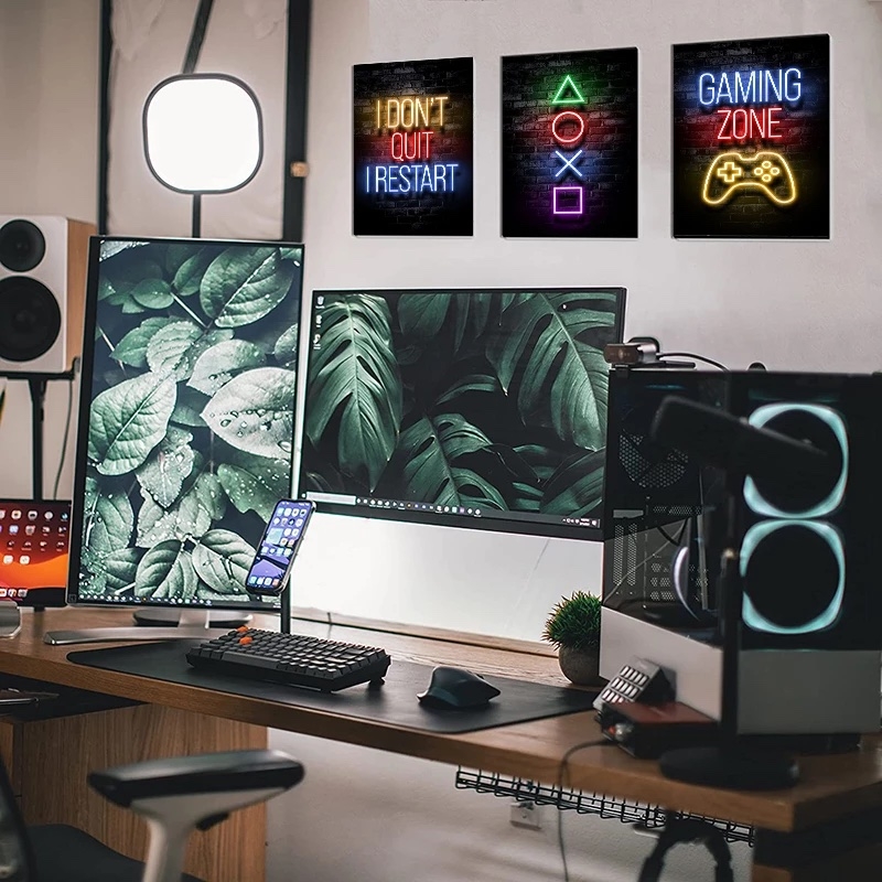 Poster - GAMING ZONE / 3er-Set