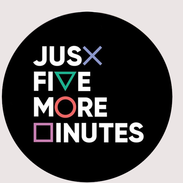 Wandtattoo - Spielsymbole / FIVE MORE MINUTES / Runde