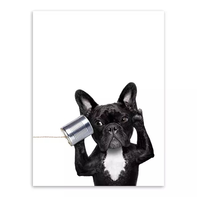 Poster - Kommunizierender Hund