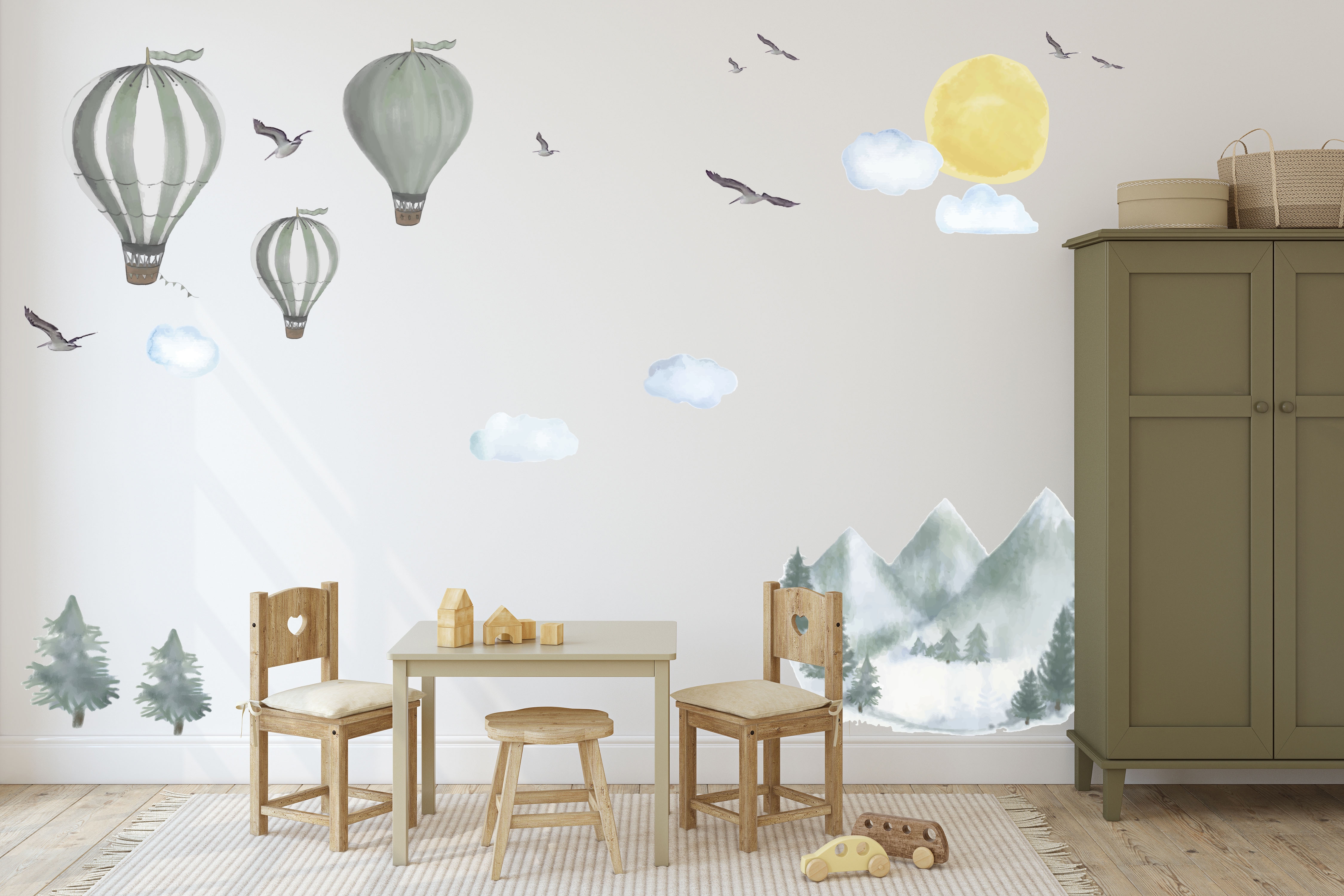 Wandtattoo - Wunderland Grün