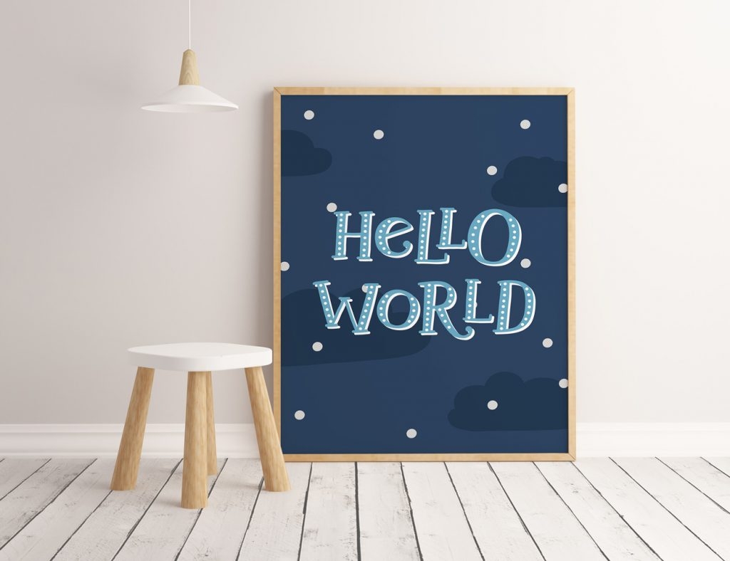 Poster - Hello World
