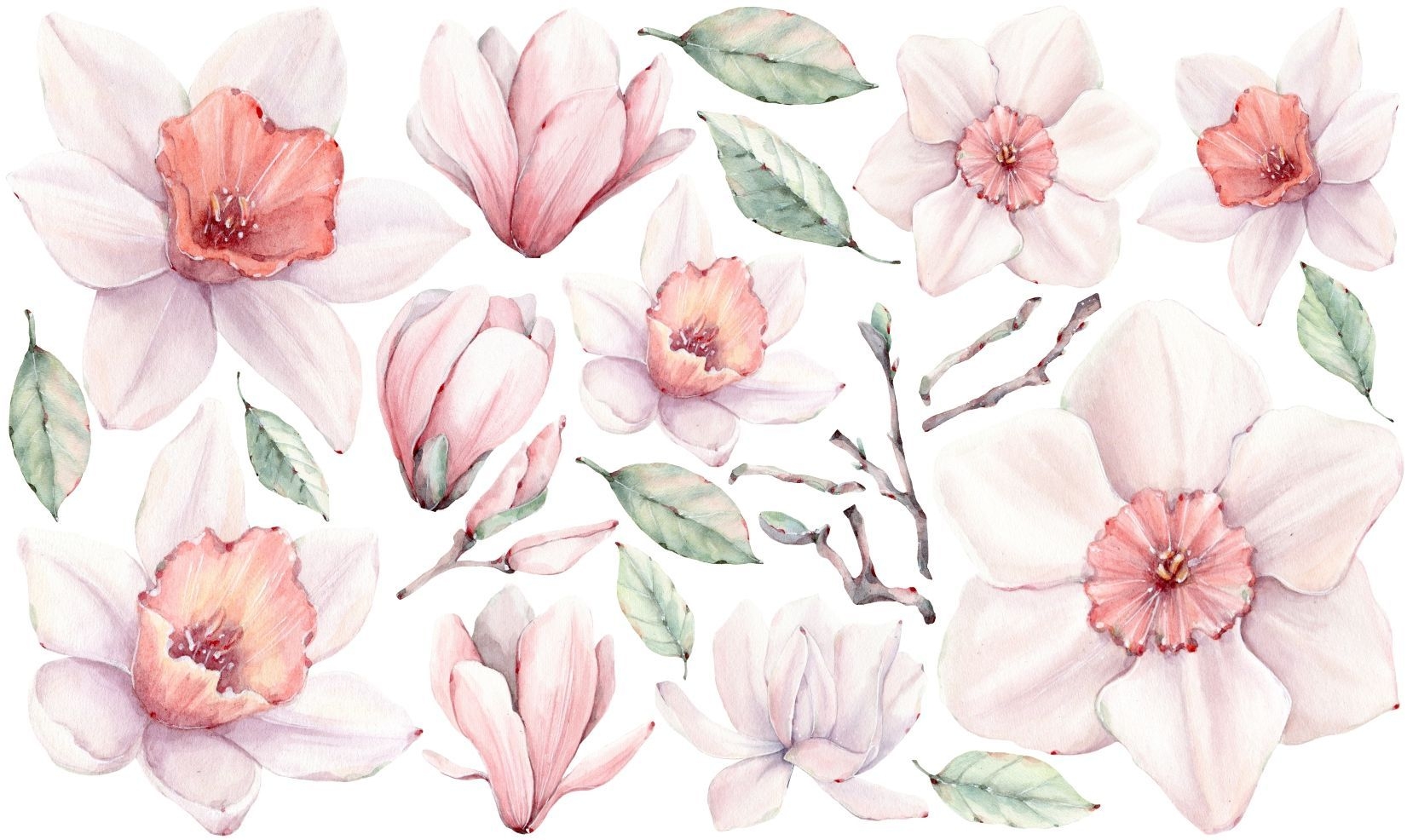 Wandtattoo - Magnolie