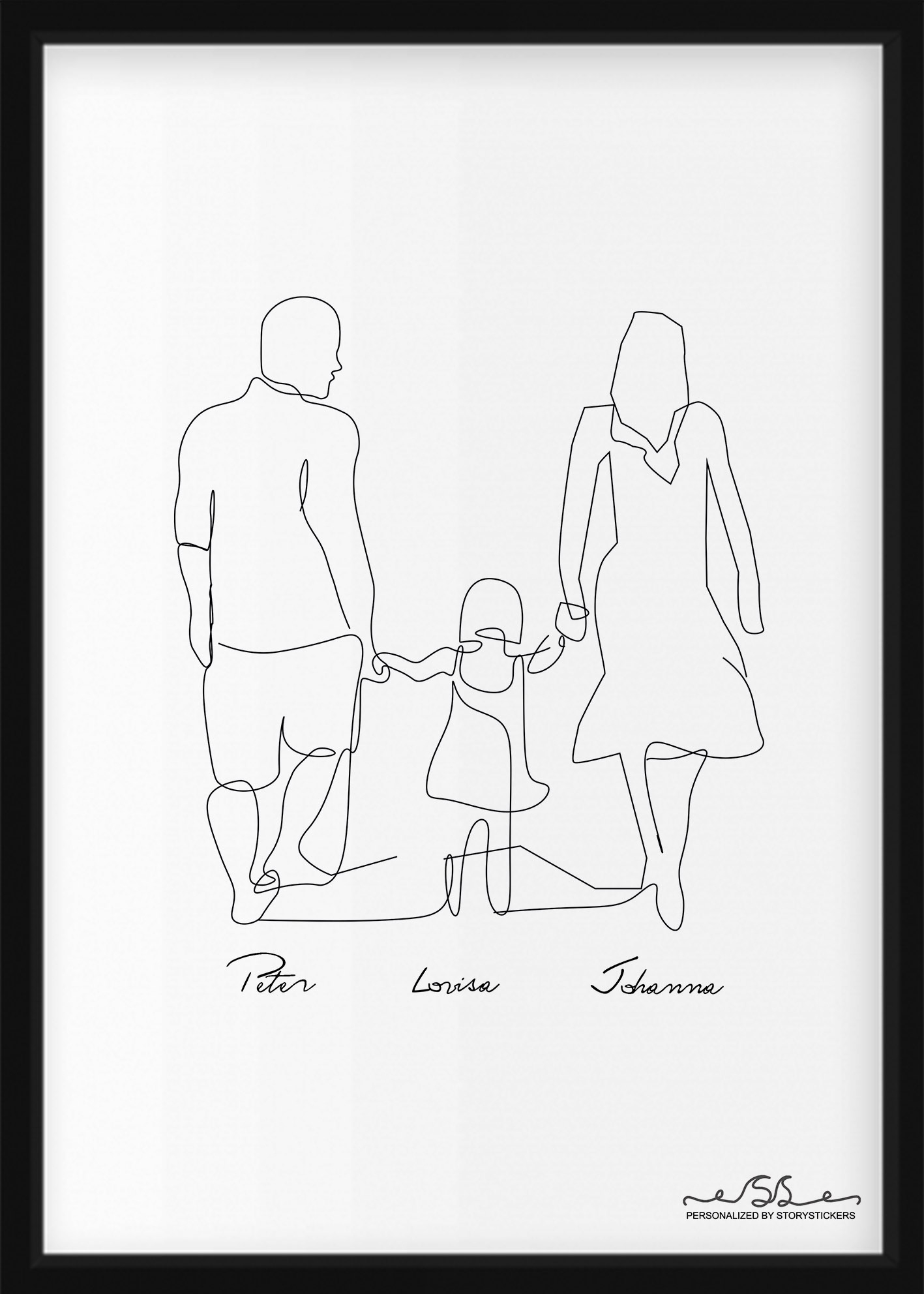 PLAKAT - Familie / Ein Kind