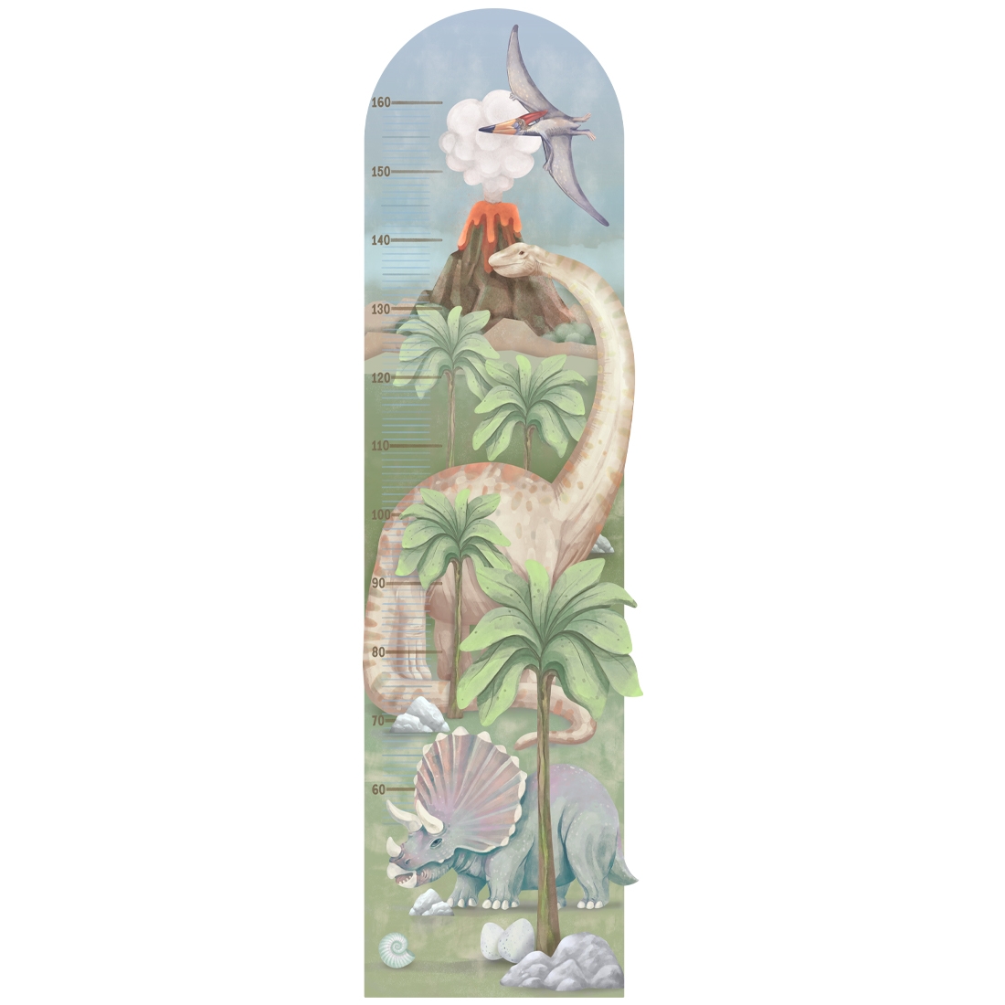 Wandtattoo - Höhenmaß / Dinosaurier