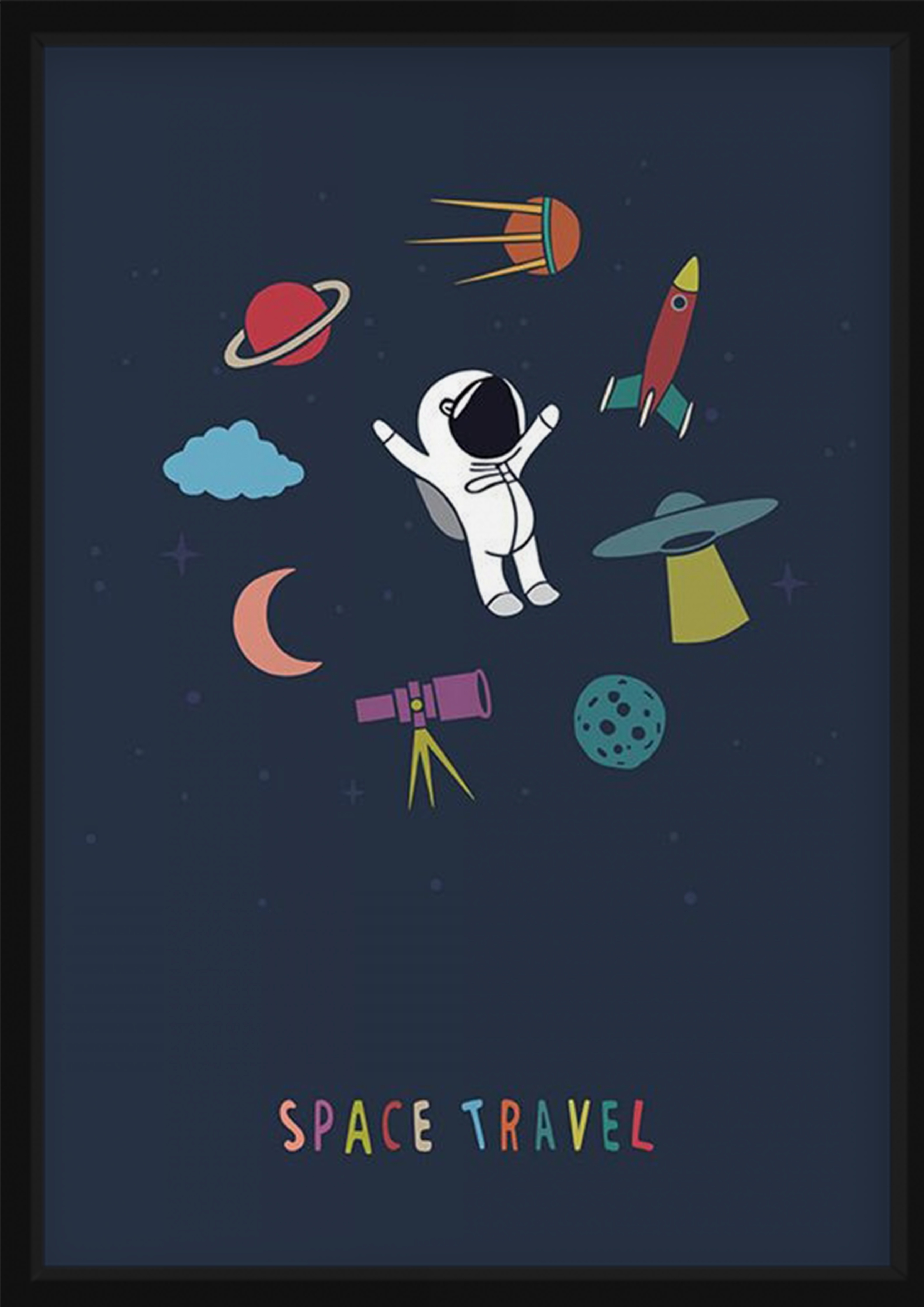 Plakat - Space Travel