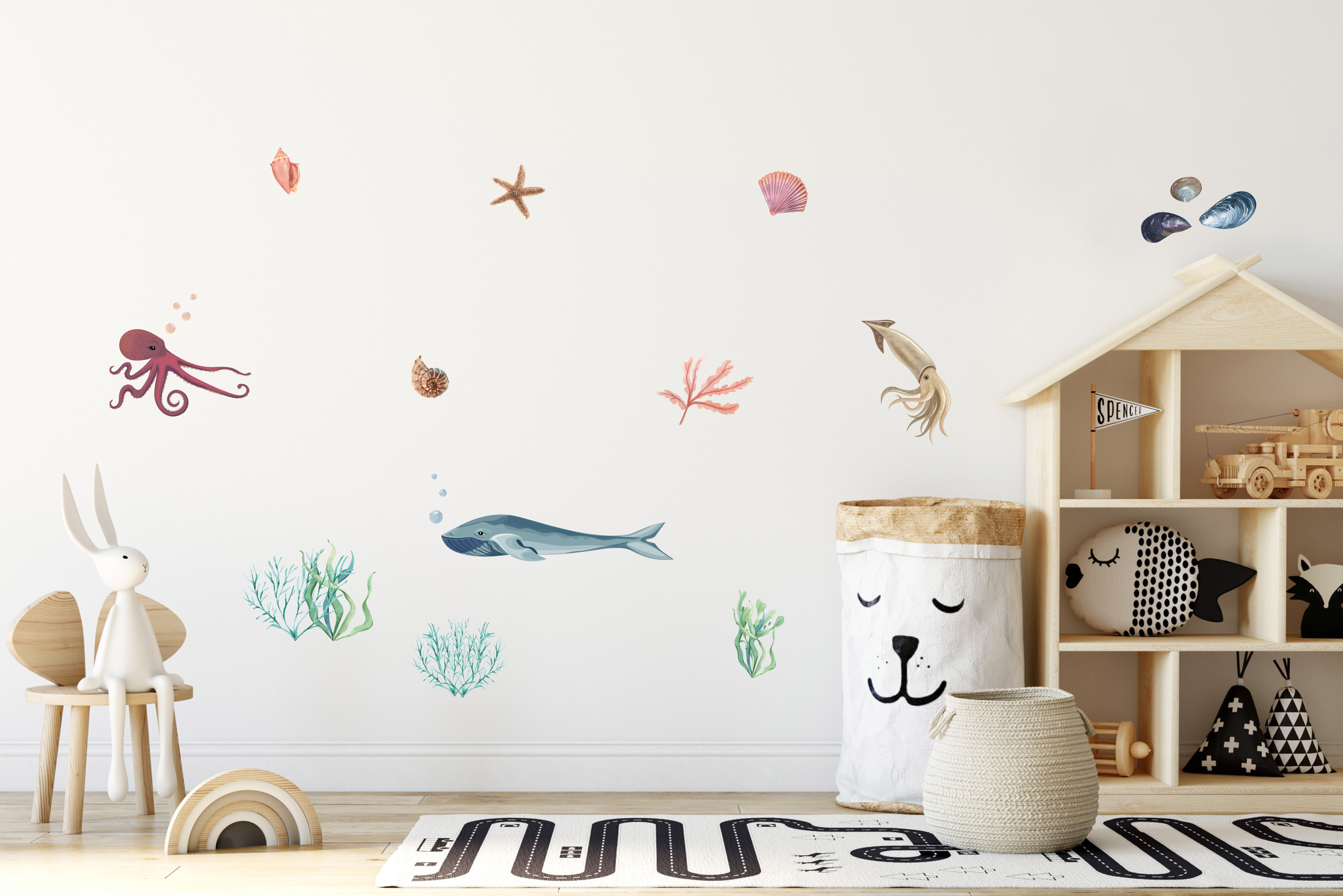 Wandtattoo - Meerestiere