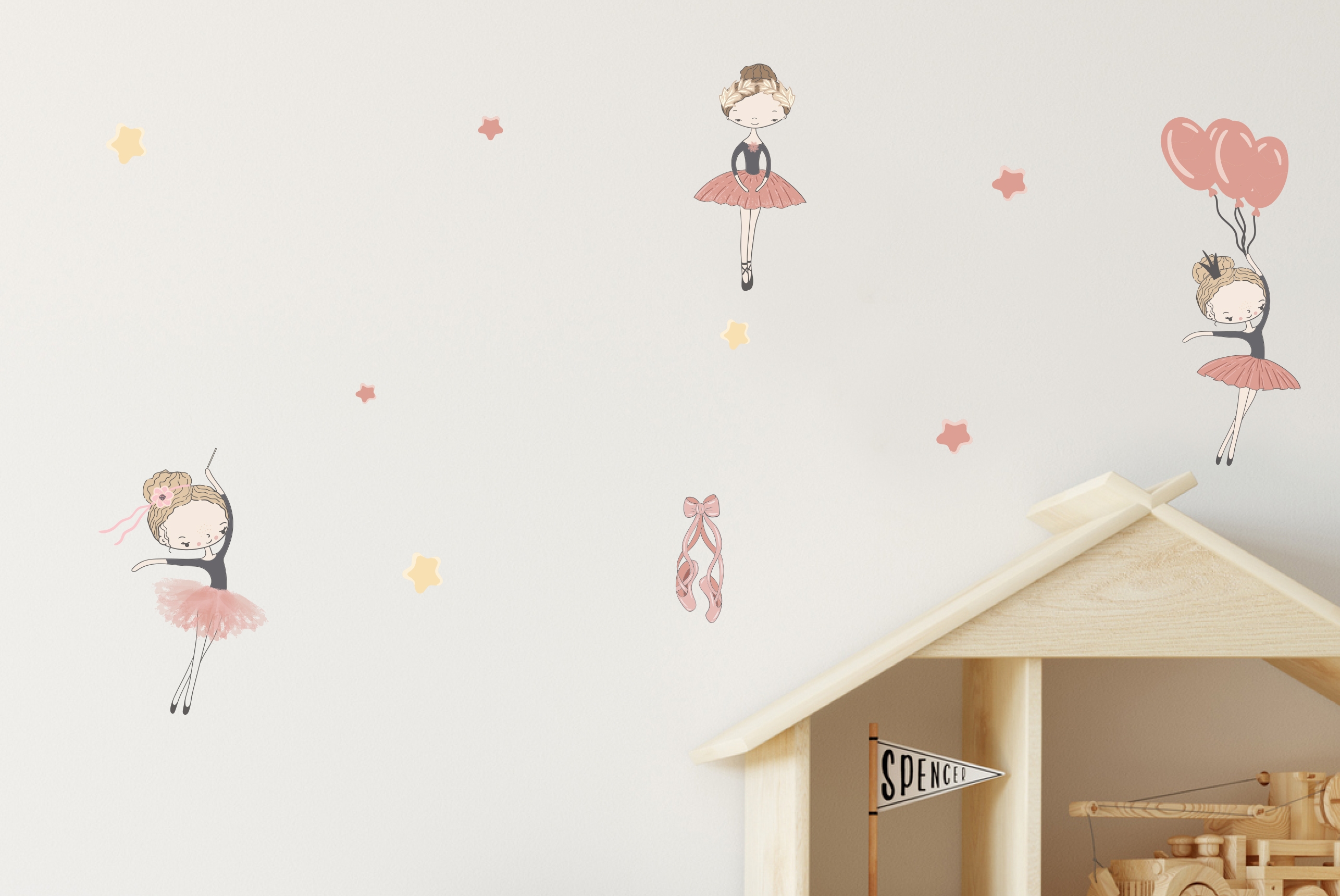 Wandtattoo - Ballerina
