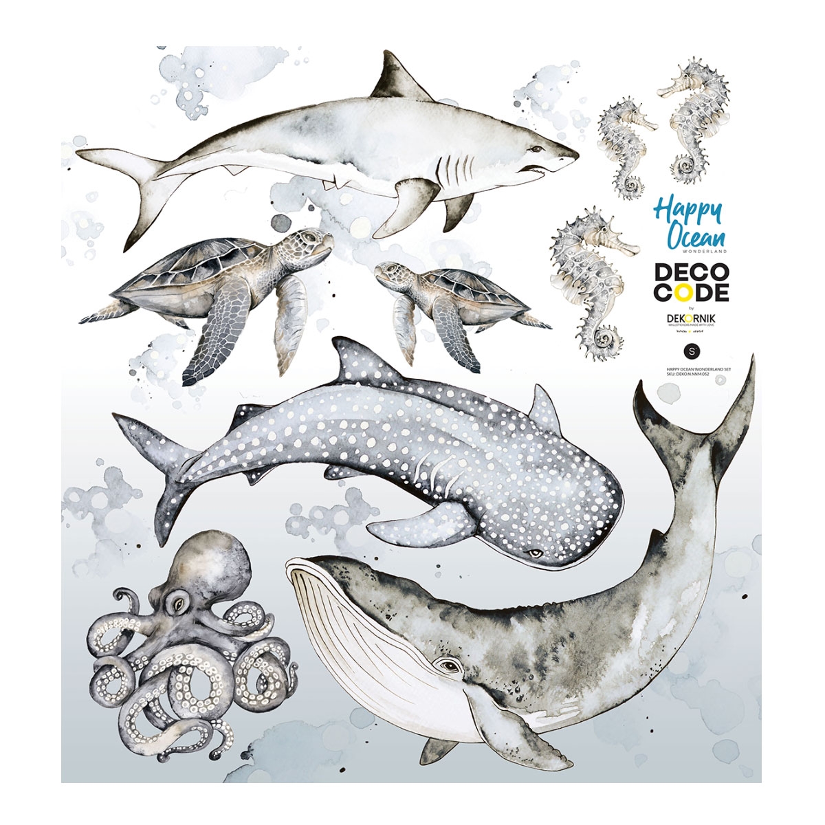 Wandtattoo - Happy Ocean Wonderland Set