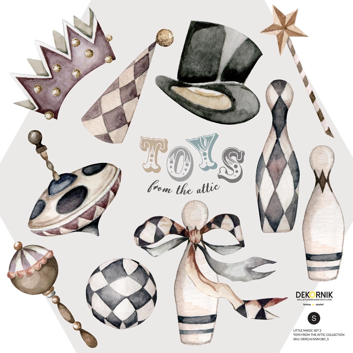 Wandtattoo - Kleines Zauberset