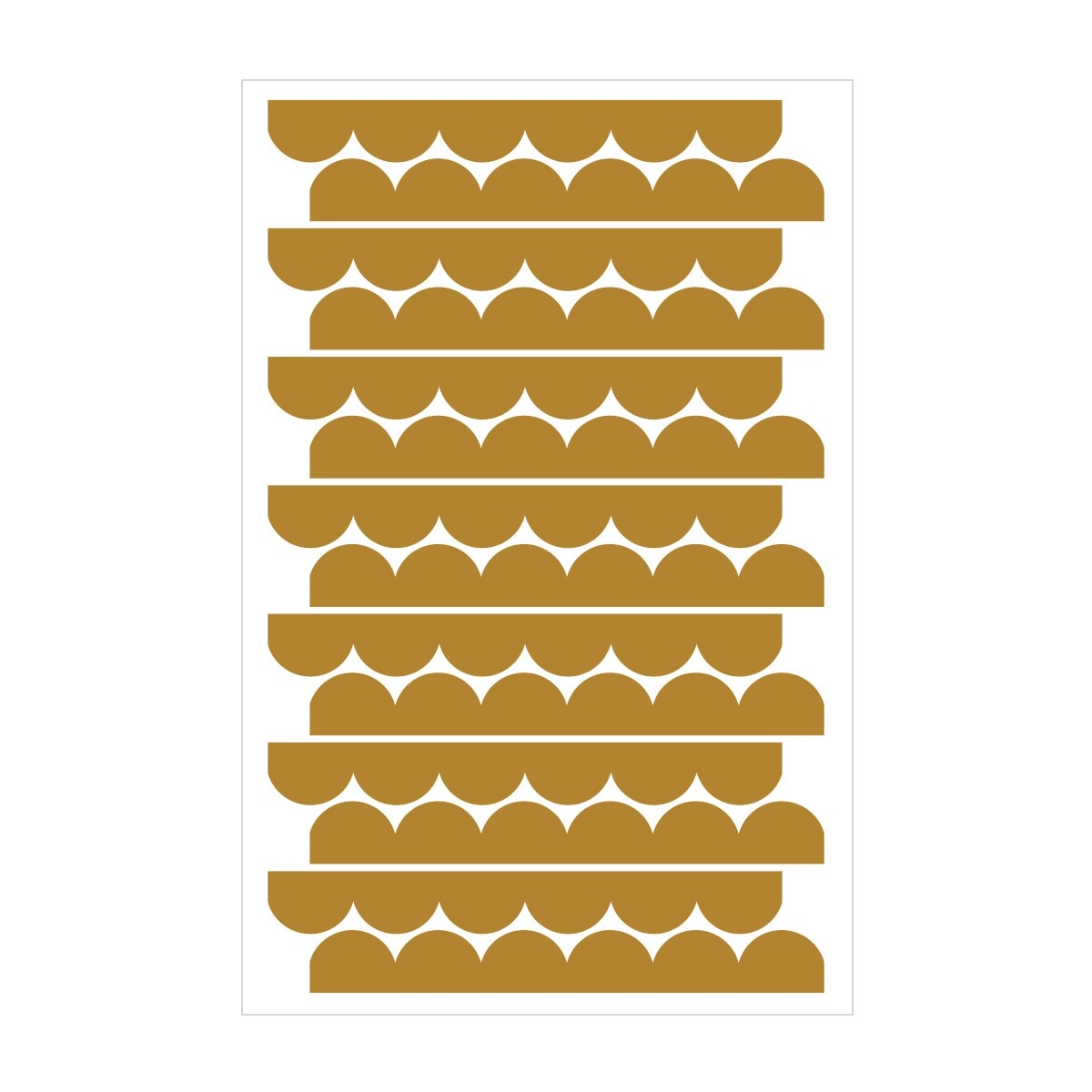 Wandtattoo - Senfkreise