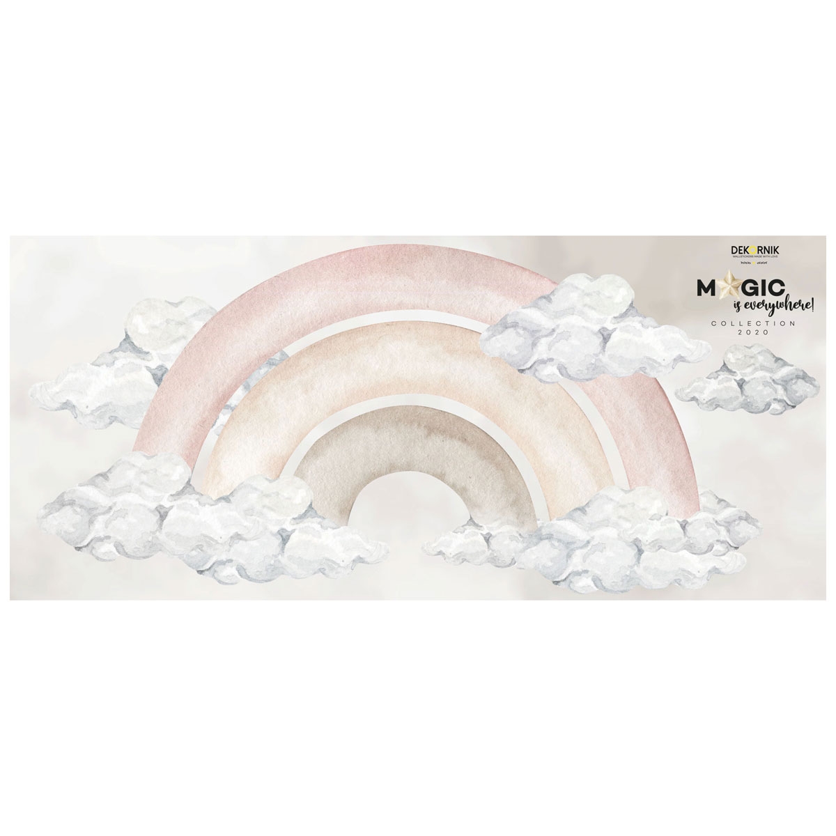 Wandtattoo - Regenbogen