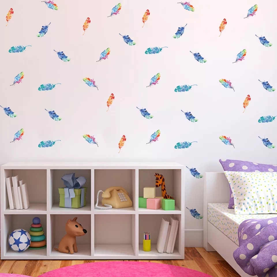 Wandtattoo - Federn / 02