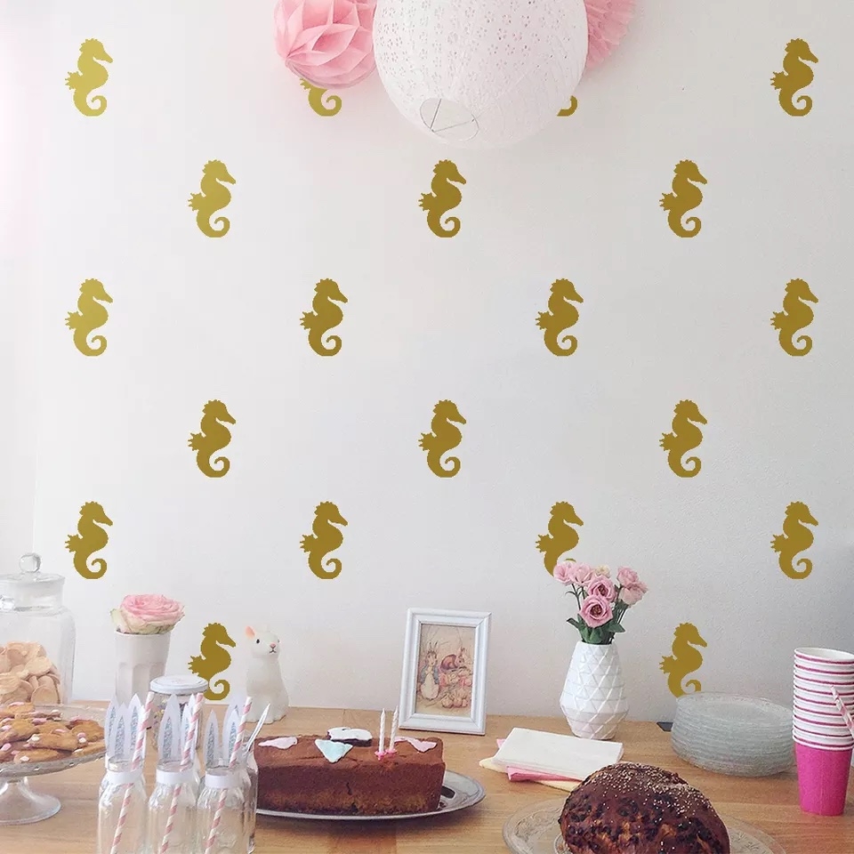 Wandtattoo - Seepferd