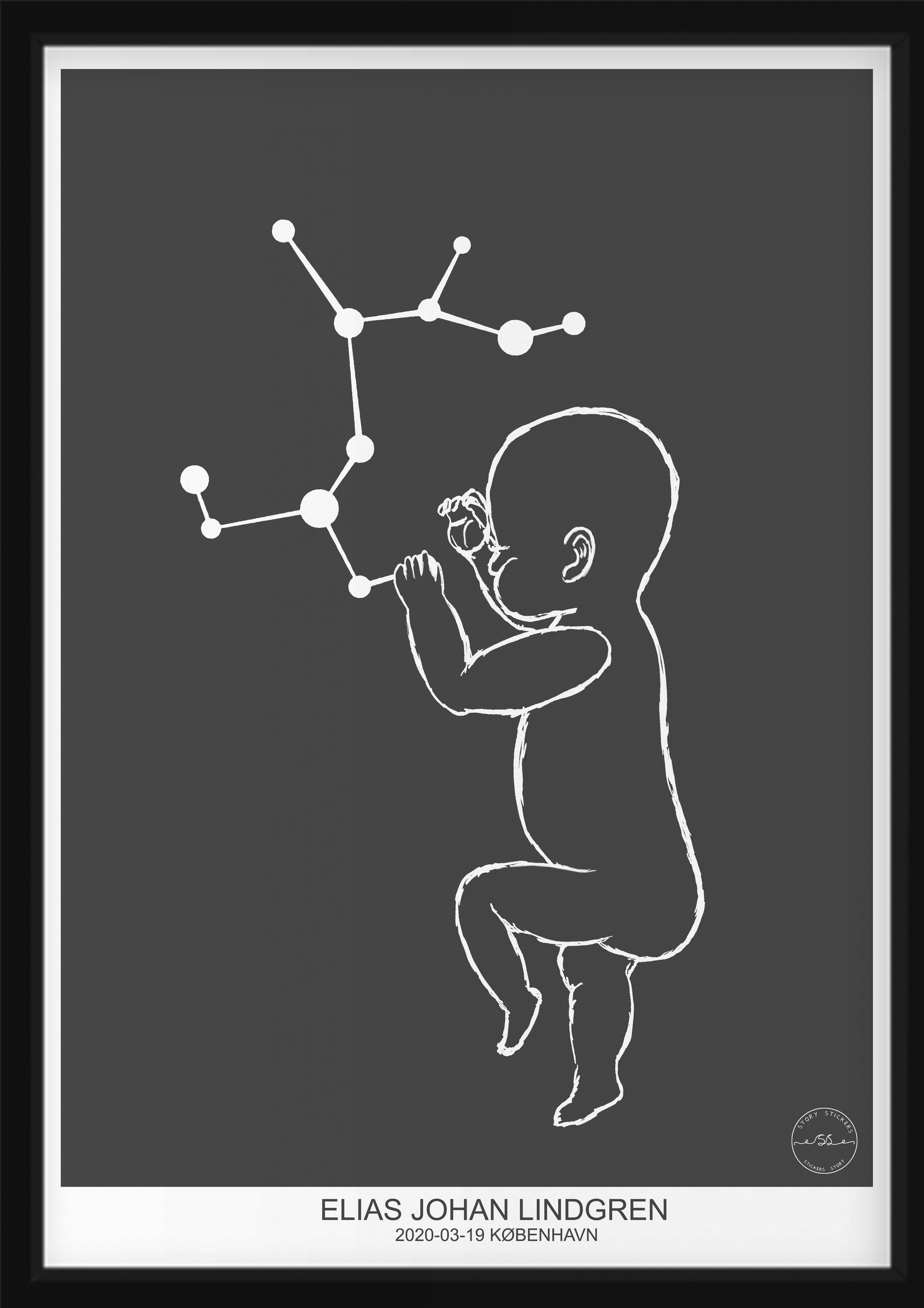 PERSÖNLICHES BABYPOSTER - Schütze