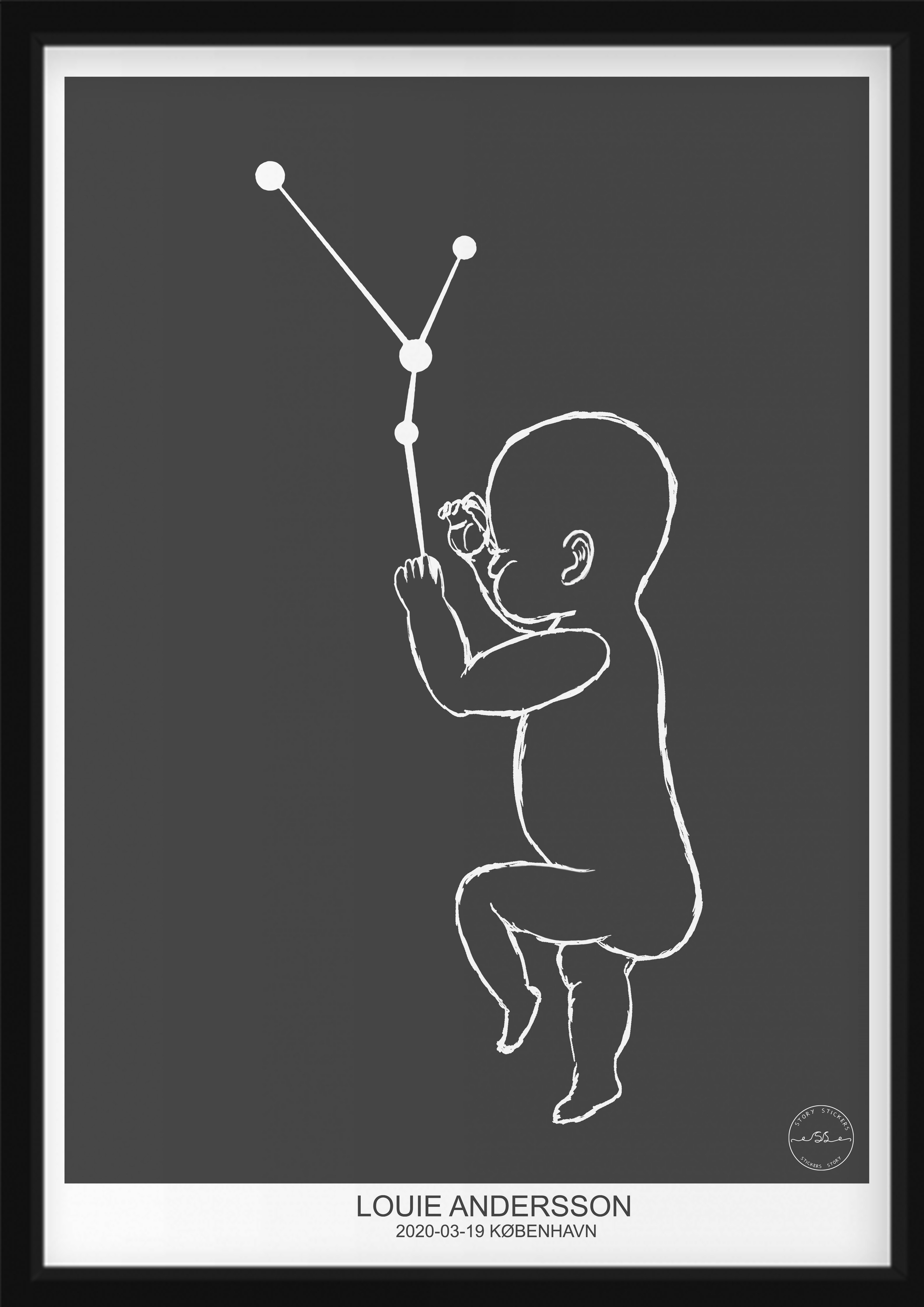 PERSÖNLICHES BABYPOSTER - Krebs