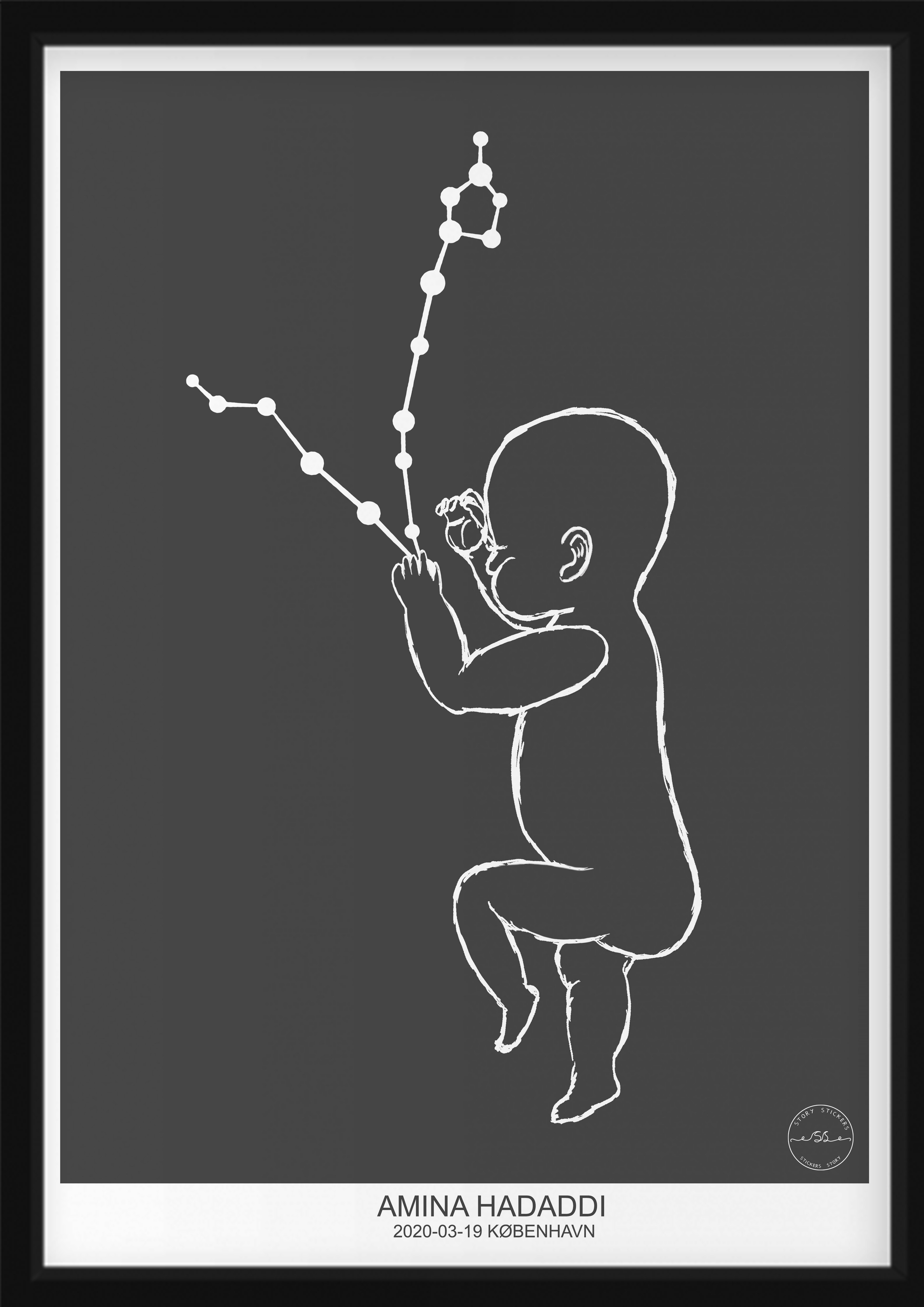 PERSÖNLICHES BABYPOSTER - Fische