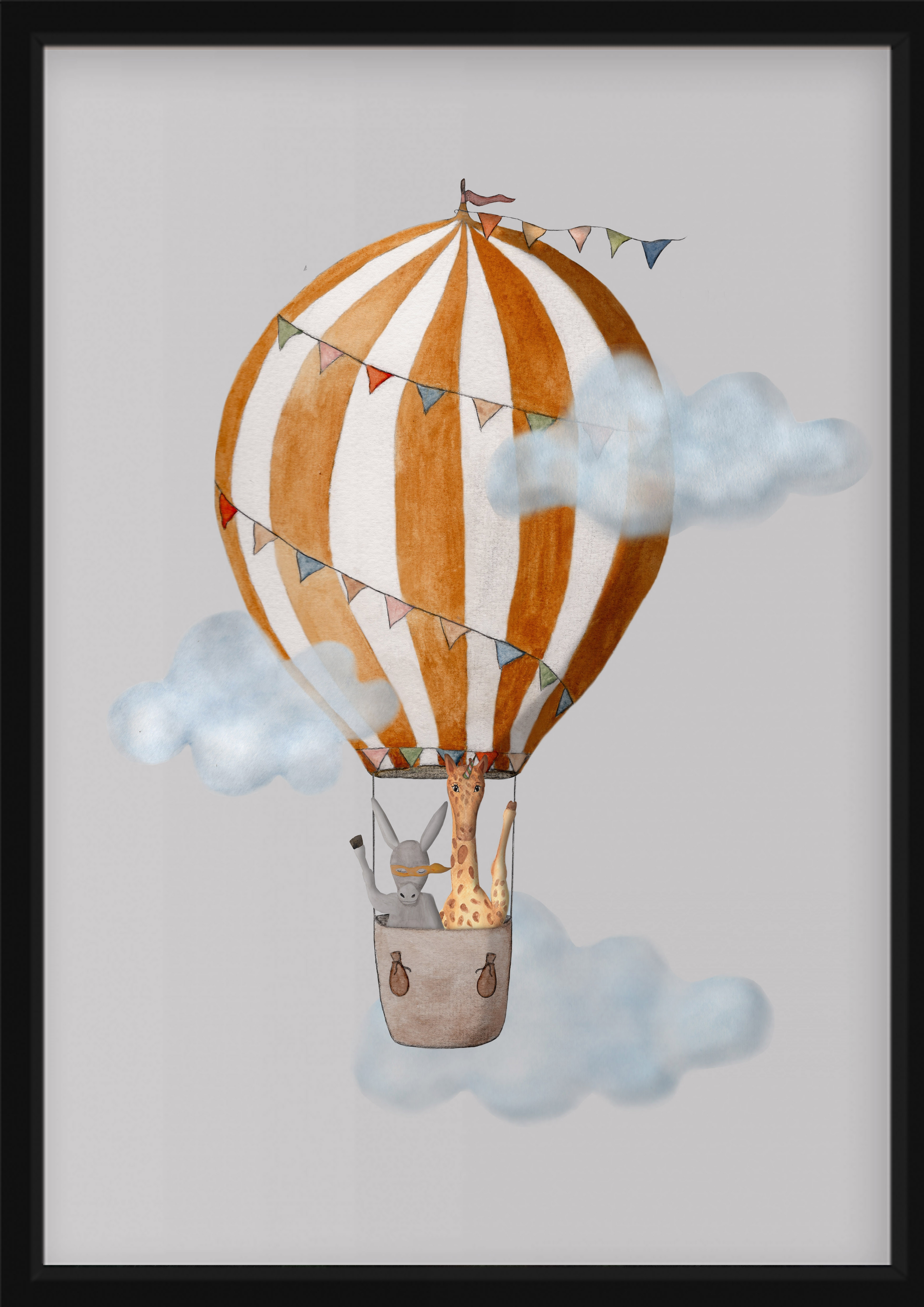 Poster - Heißluftballonfahrt