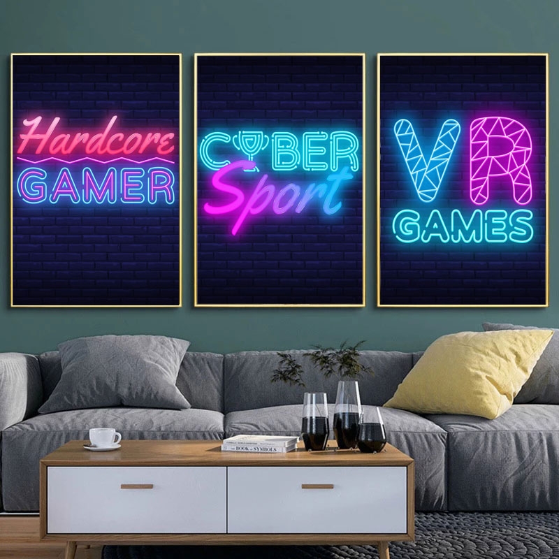 Poster - Hardcore Gamer / 02 / 3er-Set