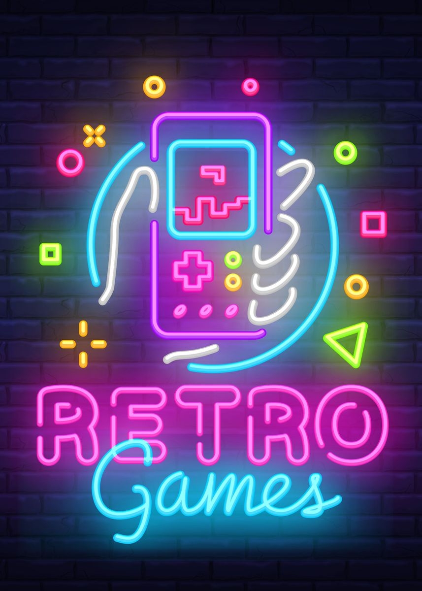 Poster - RETRO Games