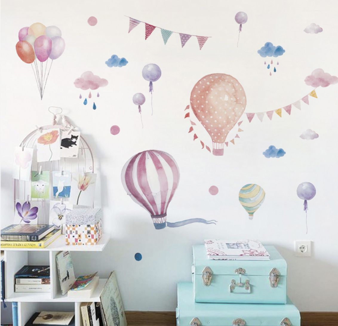 Wandtattoo - Aquarell-Ballons