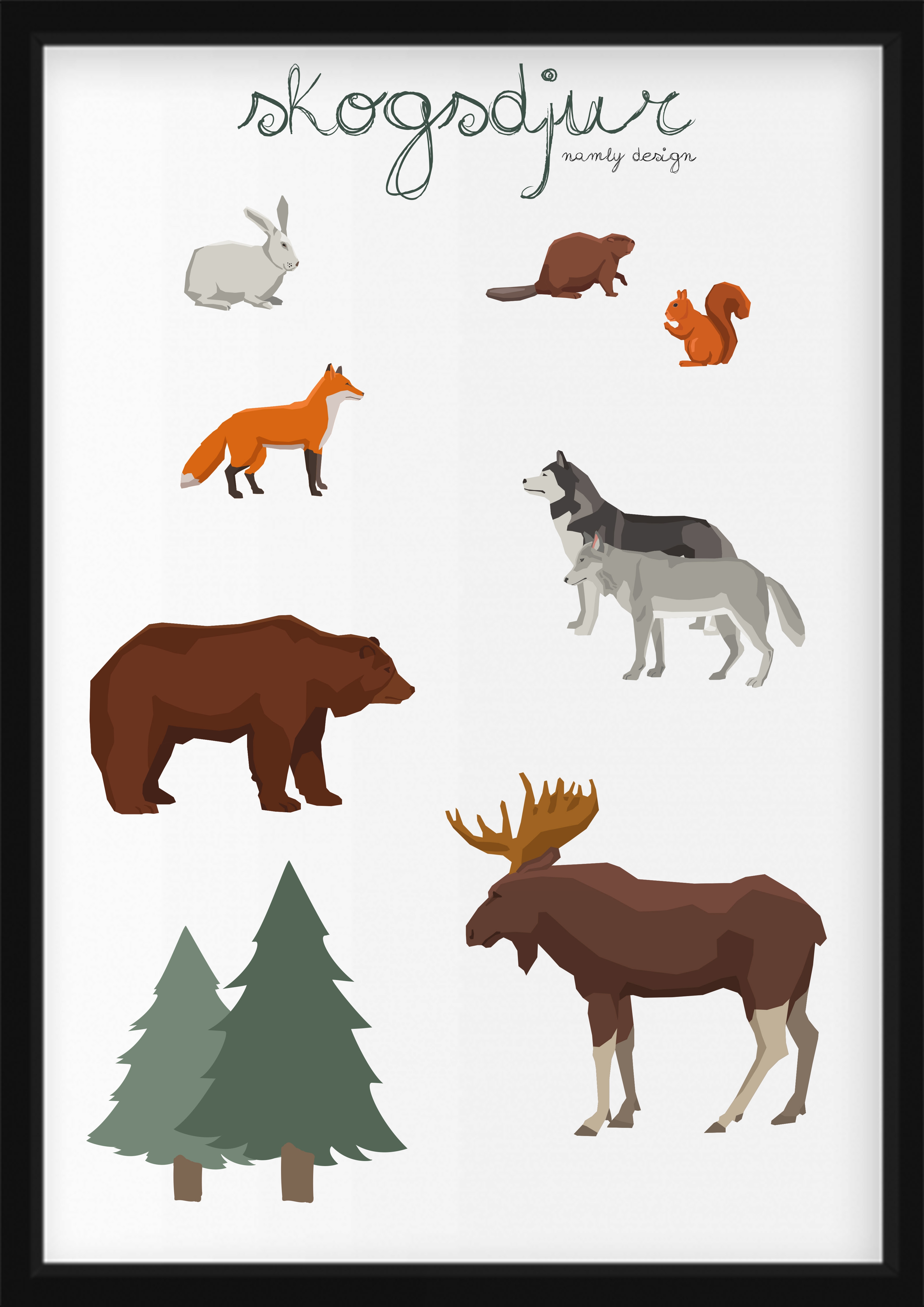 PLAKATE - Waldtiere