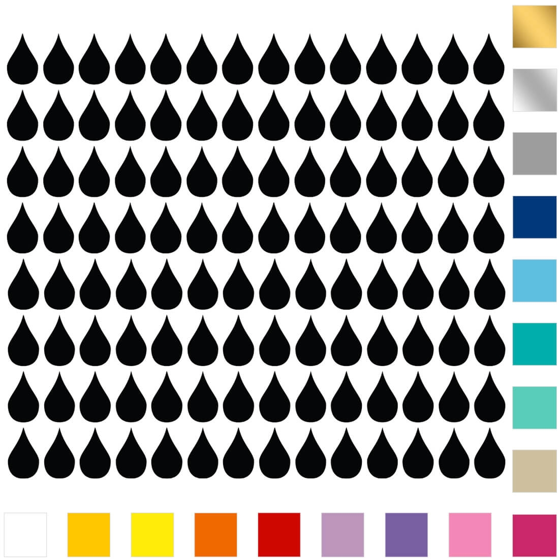 Wandtattoo - Tränen / Klein