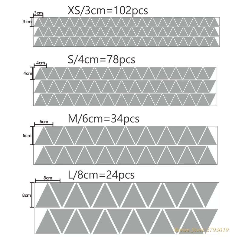 Wandtattoo - Dreieck
