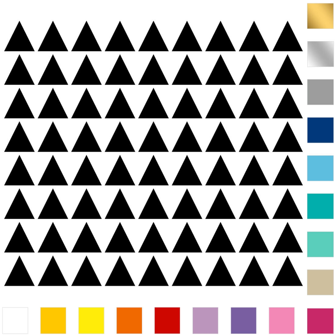 Wandtattoo - Dreiecke