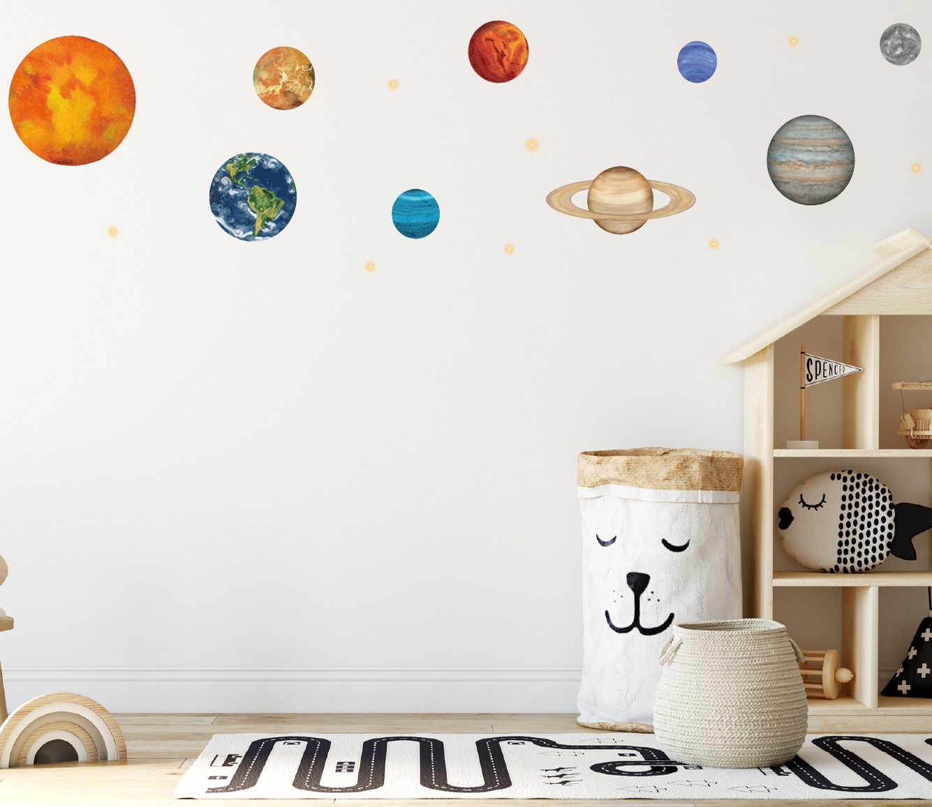 Wandtattoo - Das Sonnensystem